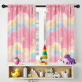 thumbnail image 5 of Blackout Kids Curtains,Colorful Cloud Star Pattern Childrens Insulated Curtains Set Of 2,Bedroom Essentials,Toddler Room Decor 42"x54", 5 of 5