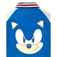 thumbnail image 3 of SEGA Sonic The Hedgehog French Terry Zip Up Varsity Bomber Jacket Little Kid to Big, 3 of 5