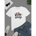 thumbnail image 2 of Lovelywholesale Lip Letter Print T-shirt, 2 of 4