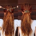 thumbnail image 3 of Jumpingount Lazo para el cabello con bloqueo en espiral, flexible, colorido, grueso, incrustado, soportes para cola de caballo larga, lazos para barra de Accesorio para el cabello Azul Jumpingount AP013798-03, 3 of 6