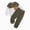 outfits001-AG, variant on NOLDARES Toddler Boys Girls Fall Clothes 2Pcs Letter Print Sweatshirt Pullover Tops with Pants Unisex Baby Outfit Set Size:12-18 M,Brown