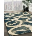 thumbnail image 2 of Ahgly Company Indoor Square Abstract Blue Moss Green Area Rugs, 4' Square, 2 of 6