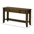thumbnail image 2 of Intercon 49" x 18" Sofa Table w/Shelf in Raisin, 2 of 3
