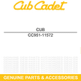 thumbnail image 5 of CUB CADET 951-11572 Cylinder Head Gasket 221LHP 524SWE 726TDE RT35 RT45 RT65, 5 of 8
