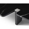 thumbnail image 4 of Whiteline Modern Living Amora Coffee Table, Top in Black Marble with Brushed Stainless-Steel Caps, Base in Smoked Oak, 4 of 4