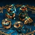 thumbnail image 4 of Juego de dados Maywin Dnd, juego de dados de ojo de dragón, juego de dados Ttrpg, dados de juego de dragones y mazmorras, 4 of 5