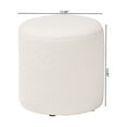 thumbnail image 6 of Baxton Studio Tori Modern and Contemporary Ivory Boucle Upholstered Ottoman, 6 of 6