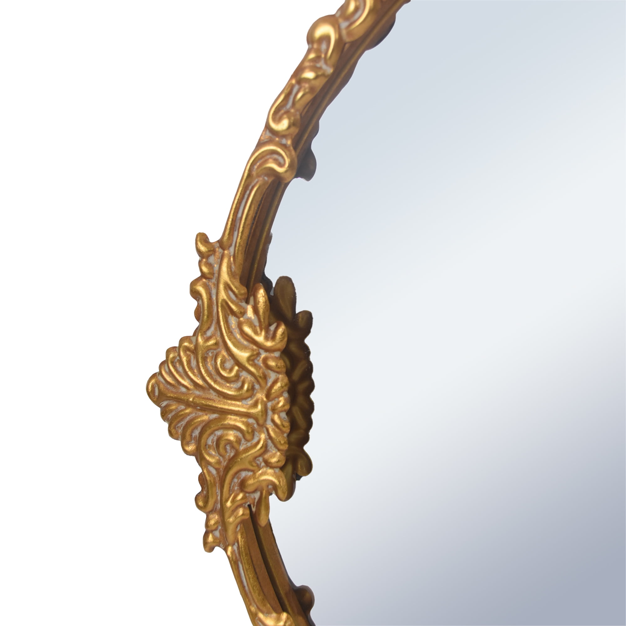 Beautiful Round Ornate Gold Frame Mirror 24" by Drew Barrymore
