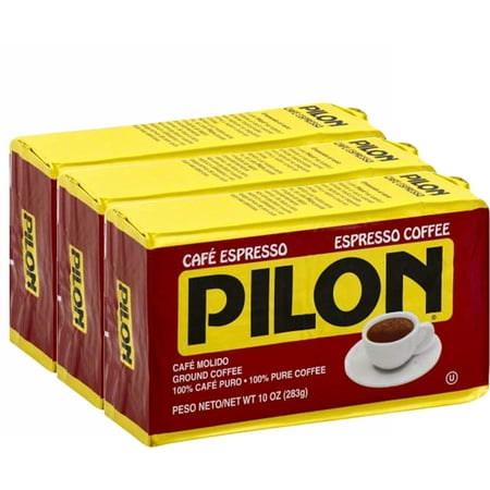 Cafe Pilon ground Coffee 10 oz (Pack of 3) (Cafe Del Mar Best Of)