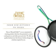 Thyme & Table 2.5 QT Non-Stick Sauce Pan with Glass Lid - Rainbow, Signature Collection