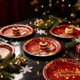thumbnail image 6 of Zynviq 10pc Christmas Paper&nbsp;Plates 9in Christmas Tree Disposable Paper Plates Paper Round Red Reusable Party Supplies And Decorations, 6 of 6