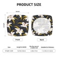 thumbnail image 5 of Fuzoiu Lilies Flowers Print Square Cushion Cover,Couch Cushion Covers, Stretch Seat Slipcover for Dining Chairs, Banquets, and Home Decor-Six Piece, 5 of 7