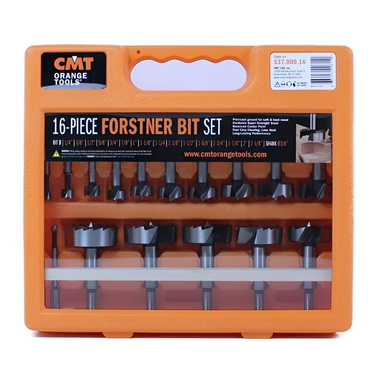 CMT Forstner Drill Bits Set 16 Pieces Walmart