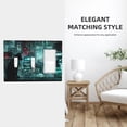 thumbnail image 5 of Neon Cat Switch Cover Decorative Wall Plate 3-Gang 2-Toggle 1-Decor Standard Size, 5 of 5