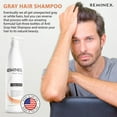 thumbnail image 3 of Anti Gray Hair Shampoo - Proprietary Treatment Infused with Argan Oil To Help Restore Gray And White Hair To Its Natural Color - 13.5 Oz, 3 of 5