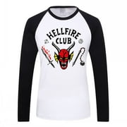 Hellfire Club Hawkins TV 80s Nostalgia Retro D&D Longsleeve T-Shirt/Tee