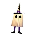 thumbnail image 2 of Almencla Halloween Hanging Ghost Hat Light Creative Glowing Ghost for Patio Yard Tree Violet, 2 of 8