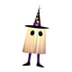 thumbnail image 2 of Fantasma colgante de Halloween, decoración de Halloween, luz, accesorios luminosos, fantasma luminoso, decoración colgante para exteriores, jardín y h Violeta, 2 of 9
