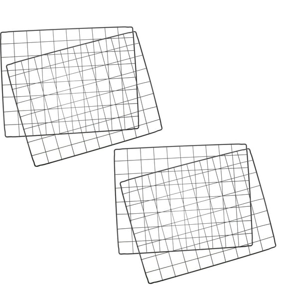 LOLIPPYY 4-Pack Black Mesh Dog Cage Fencing Panels with Frame, Water-Permeable and Sturdy Structure for Pet Safety