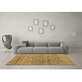 thumbnail image 3 of Ahgly Company Indoor Rectangle Abstract Brown Modern Area Rugs, 2' x 5', 3 of 4