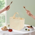 thumbnail image 2 of Dmlowu Lunch Box for Women 7x9" Durability Lunch Bag Portable Transparent Insulated Cooler Lunch Tote Bag for Home Office School Supplies, 2 of 10