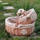 thumbnail image 4 of Cesta de almacenamiento Cesta de comida Cesta de mimbre de ratán Cesta de huevo Regalo portátil Picnic Fruta Bambú tejido pequeño esquí esquí Gafas de esquí, 4 of 5