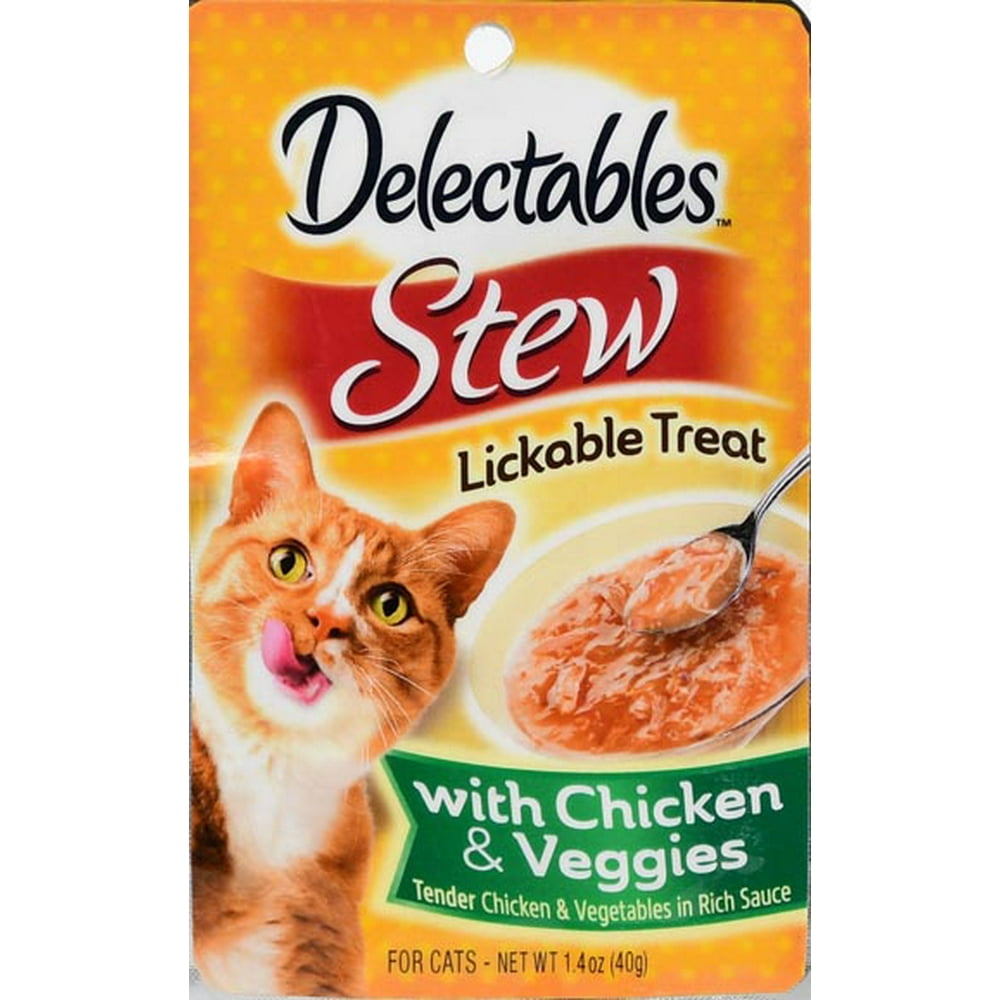 Hartz Delectables Chicken Veggie Stew Cat Food, 1.4 oz