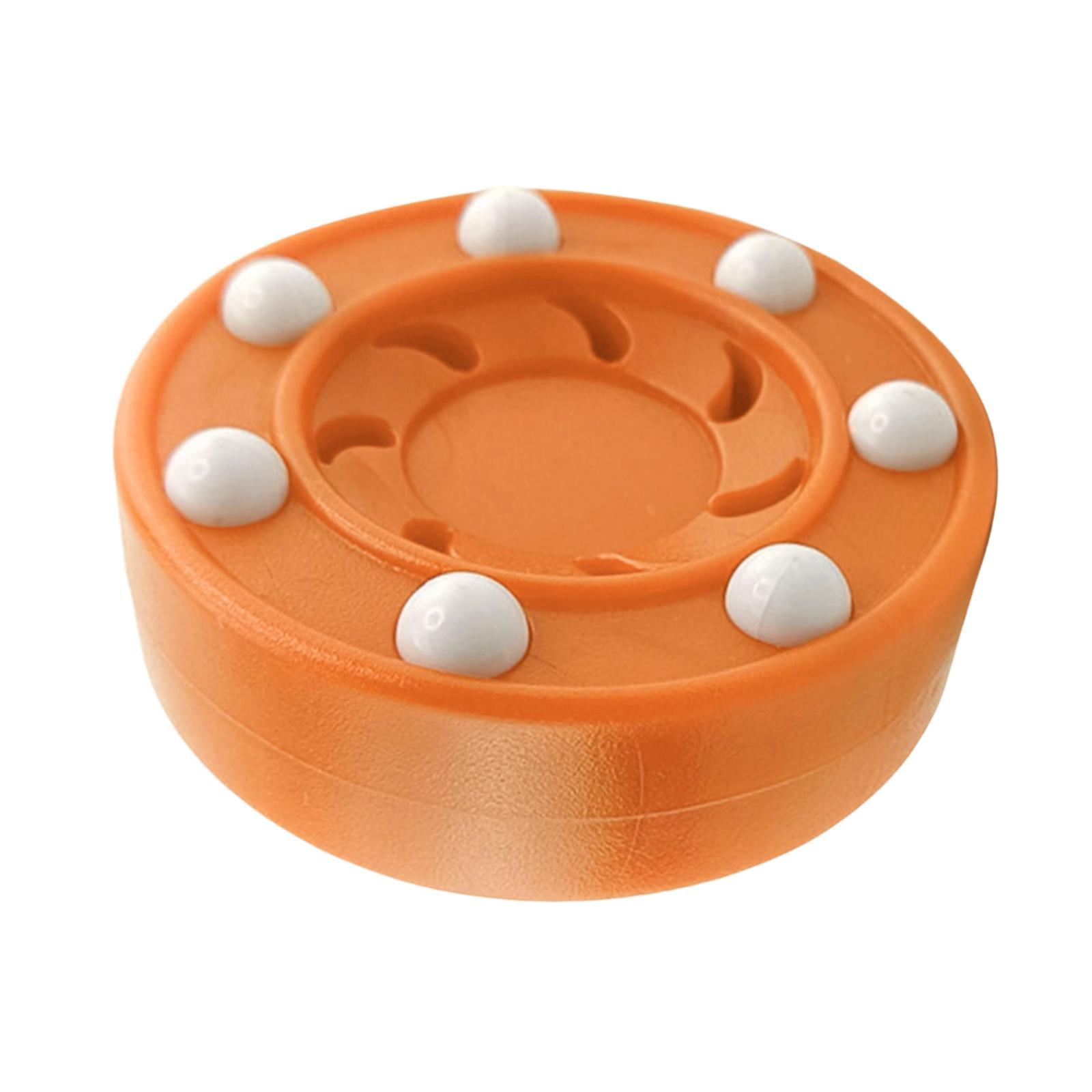 Fzaqwen Hockey Puck Flat Ball Hockey Tool Equipment Novelty Professional Multifunctional Orange