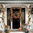 thumbnail image 5 of Fall Leaves Garland, 70.9In Realistic Artificial Maple Leaf Vine, Versatile Fall Decor for Fireplace Porch Wedding Thanksgiving Home Display Artificial Flowers for Outdoors, 5 of 6