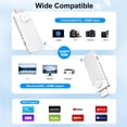 thumbnail image 2 of Kit Transmisor y Receptor HDMI Inalámbrico ZOCIBIHI 1080P Alcance de 50 m, 2 of 9