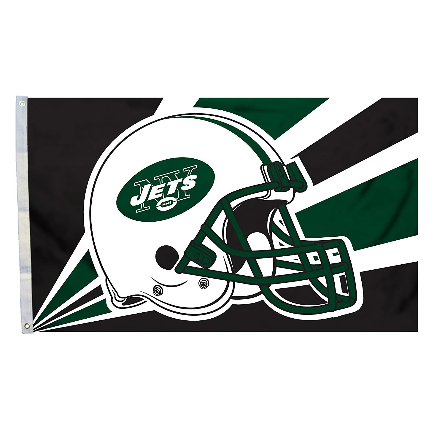 QIFEIHA New York Jets Flag 3x5 Feet Banner Flag