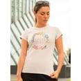 thumbnail image 2 of Snarky Florals Xi. T-Shirt Women -June Erica Vess Designs, Female Large, 2 of 4