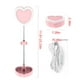 thumbnail image 4 of Aro de luz LED con luz para teléfono, soporte, plegable, extensible y portátil. Luz de escritorio para selfies con forma de corazón para selfies, transmisiones en vivo y maquillaje., 4 of 7