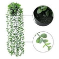 thumbnail image 2 of Artificial Hanging Plant Lifelike - Faux Leaf Fake Potted Plant Home Decoration, 2 of 6