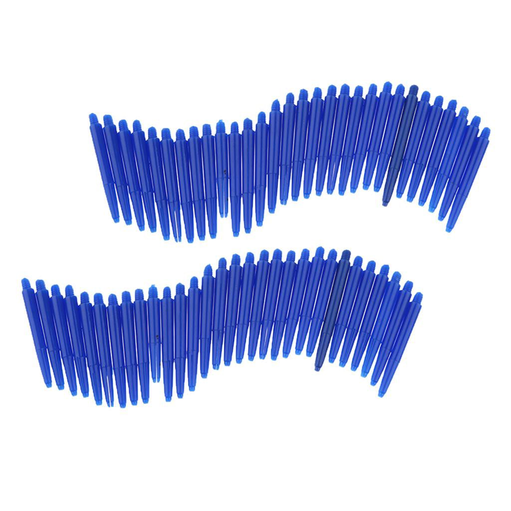 Blue medium nylon deflectagrip dart stems/shafts 