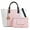 Pink/White, variant on Women Fashion Handbags Wallet PU Leather Shoulder Tote Bag Top Handle Satchel Purse Set 2pcs with Wallet