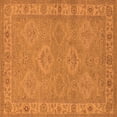 thumbnail image 1 of Ahgly Company Indoor Square Oriental Orange Traditional Area Rugs, 5' Square, 1 of 4