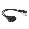 thumbnail image 1 of Cable de adaptador de conector de diagnóstico del automóvil OBD2 2x2 pines, cable de diagnóstico 12V 30cm 1 Pc, 1 of 6