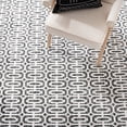 thumbnail image 5 of SAFAVIEH Mirage Alexanndria Geometric Area Rug, Charcoal/Ivory, 6' x 9', 5 of 10