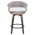 thumbnail image 6 of LumiSource Vintage Mod 26" Fixed-Height Counter Stool - Set of 2, 6 of 6