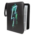 thumbnail image 1 of Card Binder, 9 Pockets 900 Cards Trading Card Album, 3 Ring Game Cards Binder With Carrying Strap, Waterproof Multipurpose Trading Card Holder For Sports Cards, Game Cards, 1 of 8