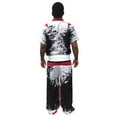thumbnail image 2 of Top Ten Energy Fighter uniform - white/black/red, 1682-WBR, 2 of 2