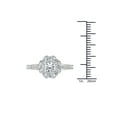 thumbnail image 4 of 1-3/4 Carat T.W. Diamond Flower-Shape Cluster 14kt White Gold Engagement Ring, 4 of 4