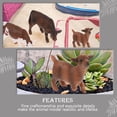 thumbnail image 4 of 5 Pcs Modèles d'Animaux de Ferme Artificiels Statue Décor Simulation Jouet Cub, 4 of 8