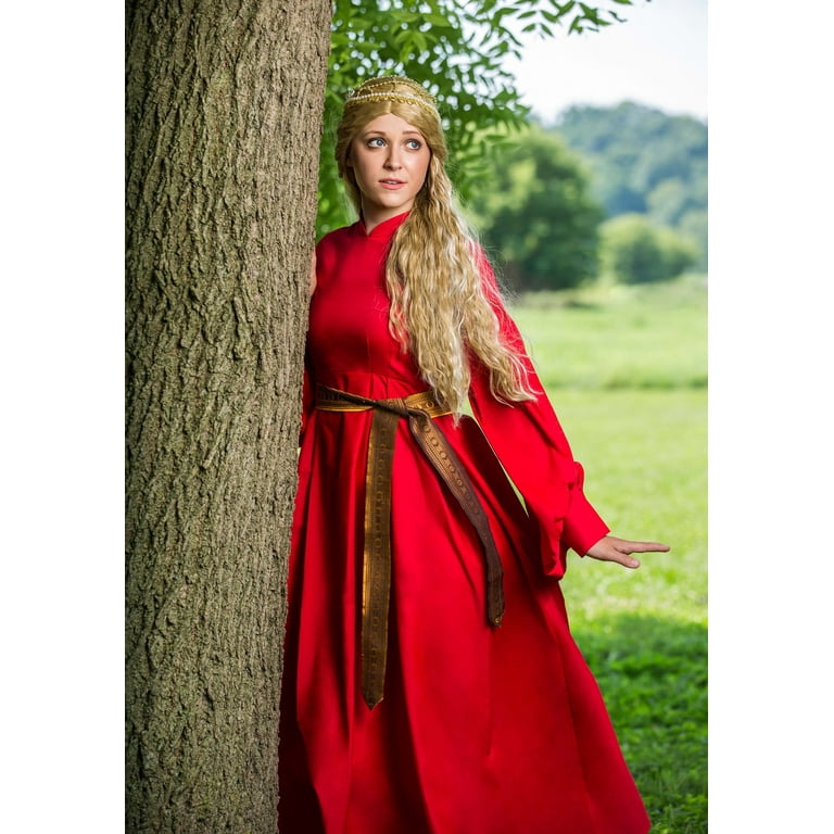 open lace back dress The Princess Bride Buttercup Wedding Dress Adult Costume Medium main image 1