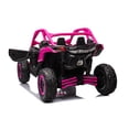 thumbnail image 3 of Officially Licensed LX Performance Can-Am Maverick 2x24V 4WD Edition 2-Seater Pack Kids Ride on Buggy Eva Wheels Leather Seats RC, 3 of 5