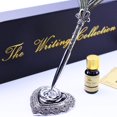 thumbnail image 2 of Set de Pluma de Pavo Real con Tintero FeATTY Gifts, 2 of 4