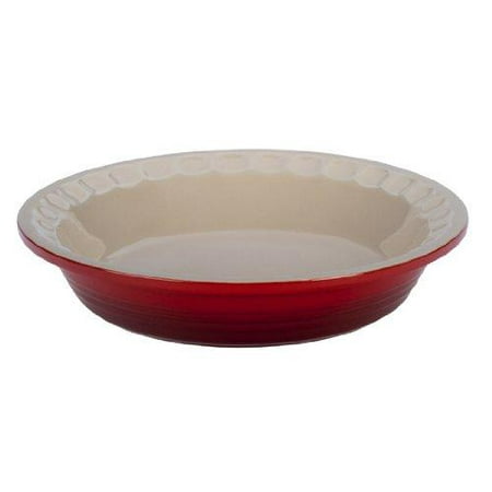 Le Creuset Handles - Le Creuset Stoneware Pie Pans 9-Inch Cerise (Cherry Red)