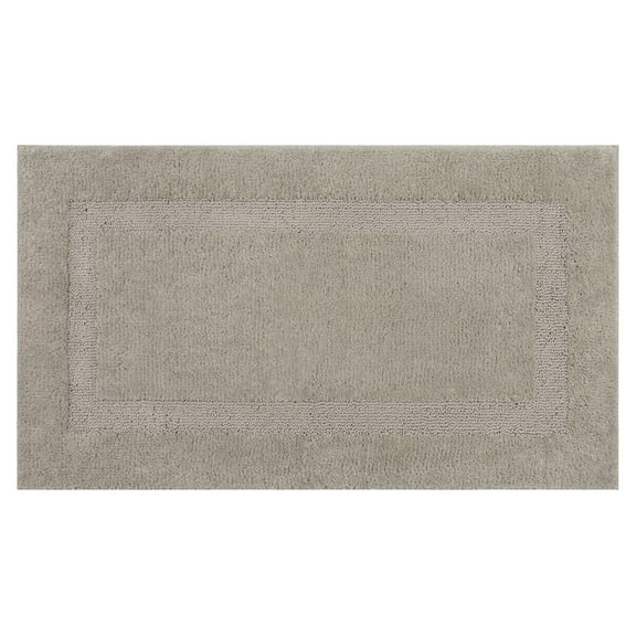 Mohawk Prestige Bath Mat Soft Absorbent Quick Dry Machine Washable Non-Slip Bathroom Mat, Flint, 24" x 40"