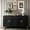 Distressed Black, variant on Modern 4 - Door Storage Cabinet with High - Load Capacity / Keeps Office Items in Order